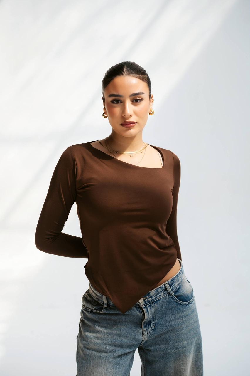 Off-Shoulder Shimmer Top