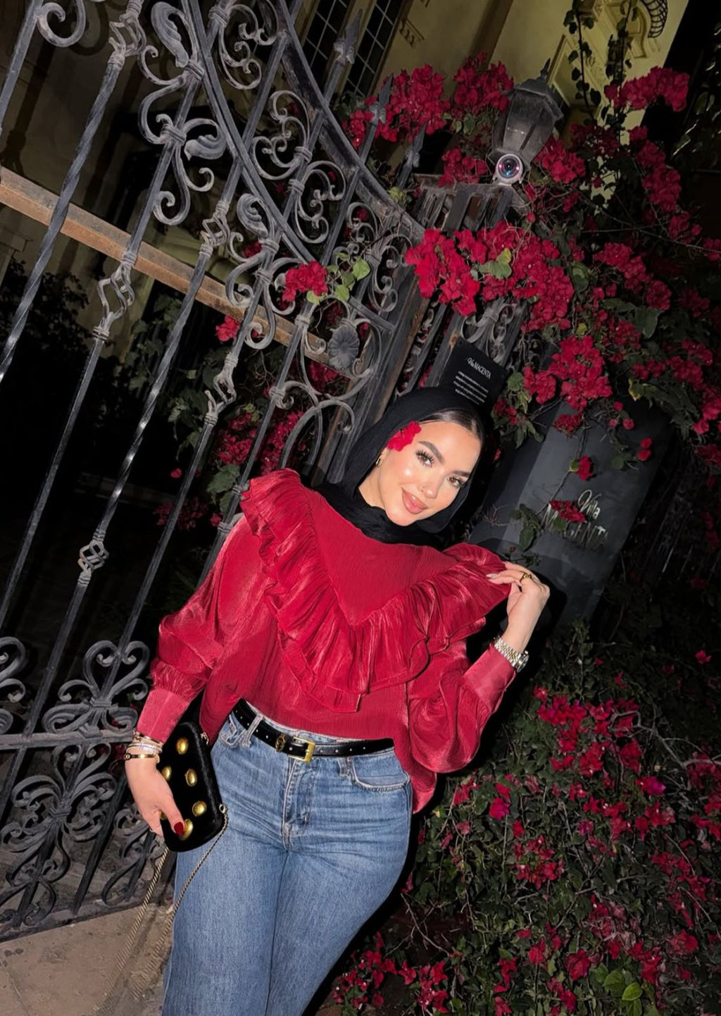 Raffled cutepie blouse