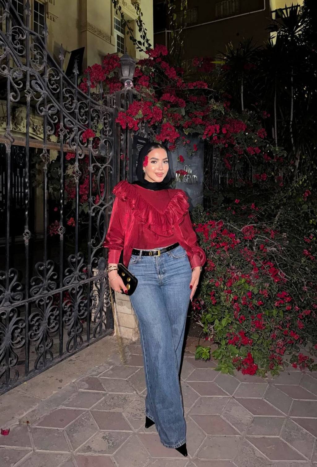 Raffled cutepie blouse