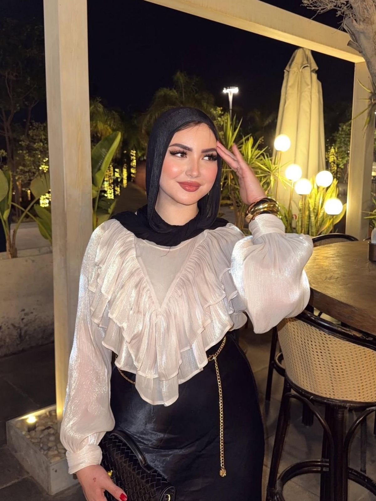 Raffled cutepie blouse