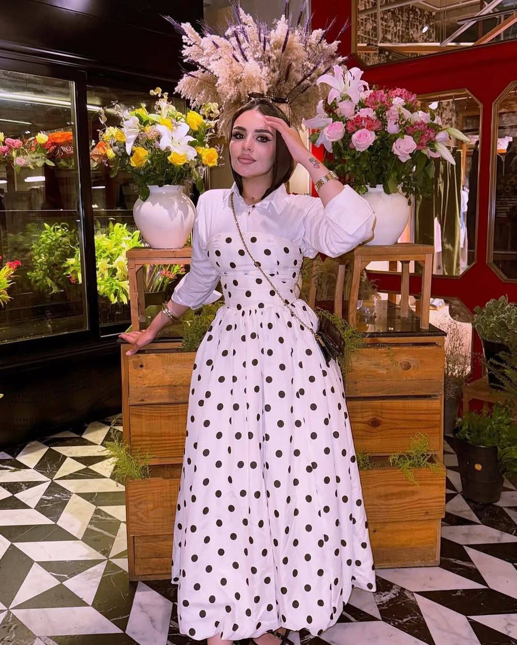 Polka dots dress