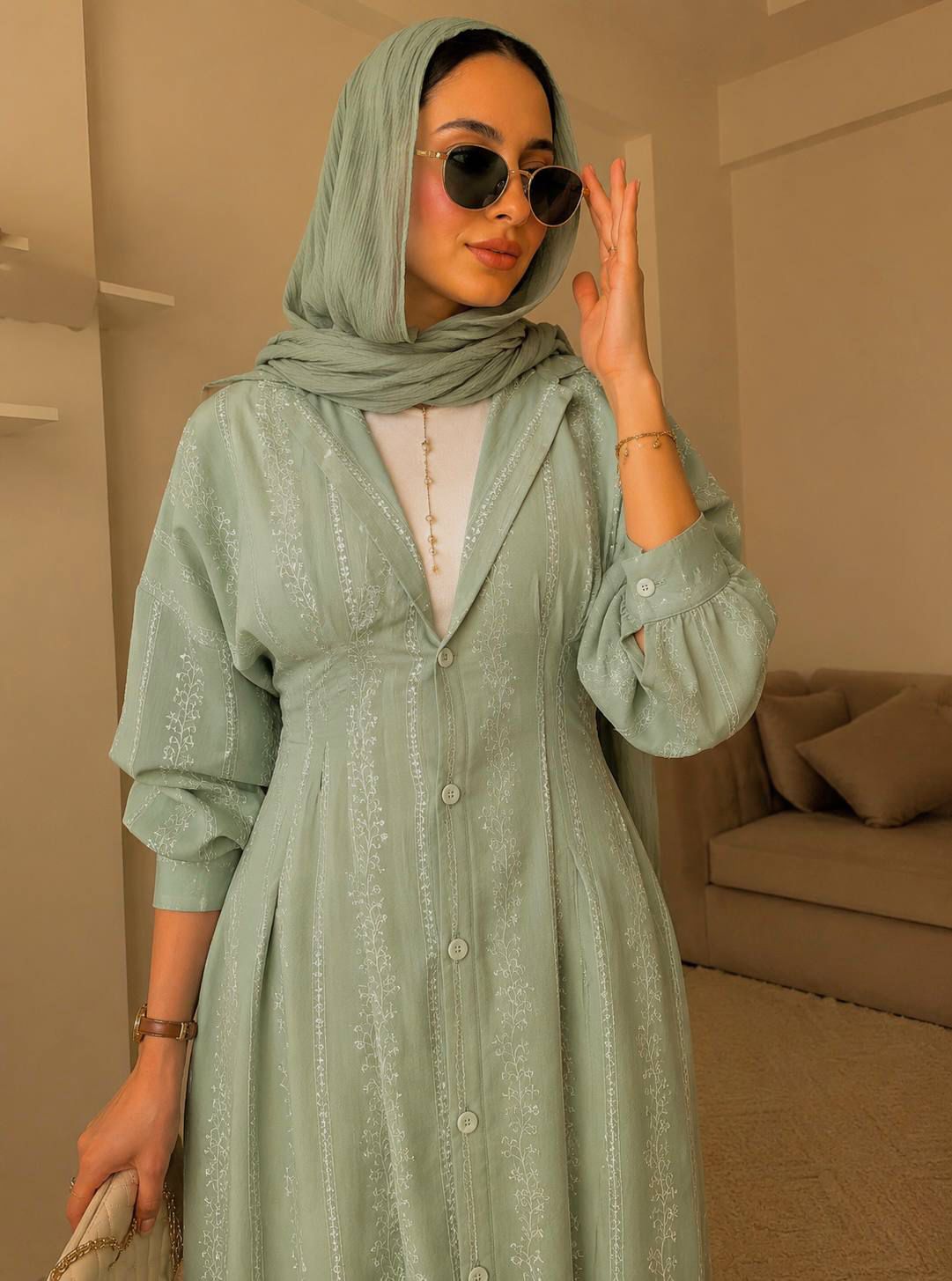Embroidered dress